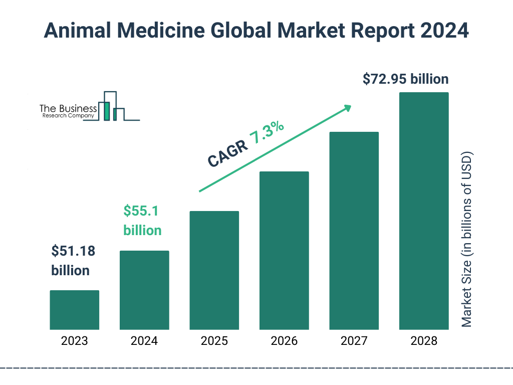 Global Animal Medicine Market Size 2023 to 2028: Graph