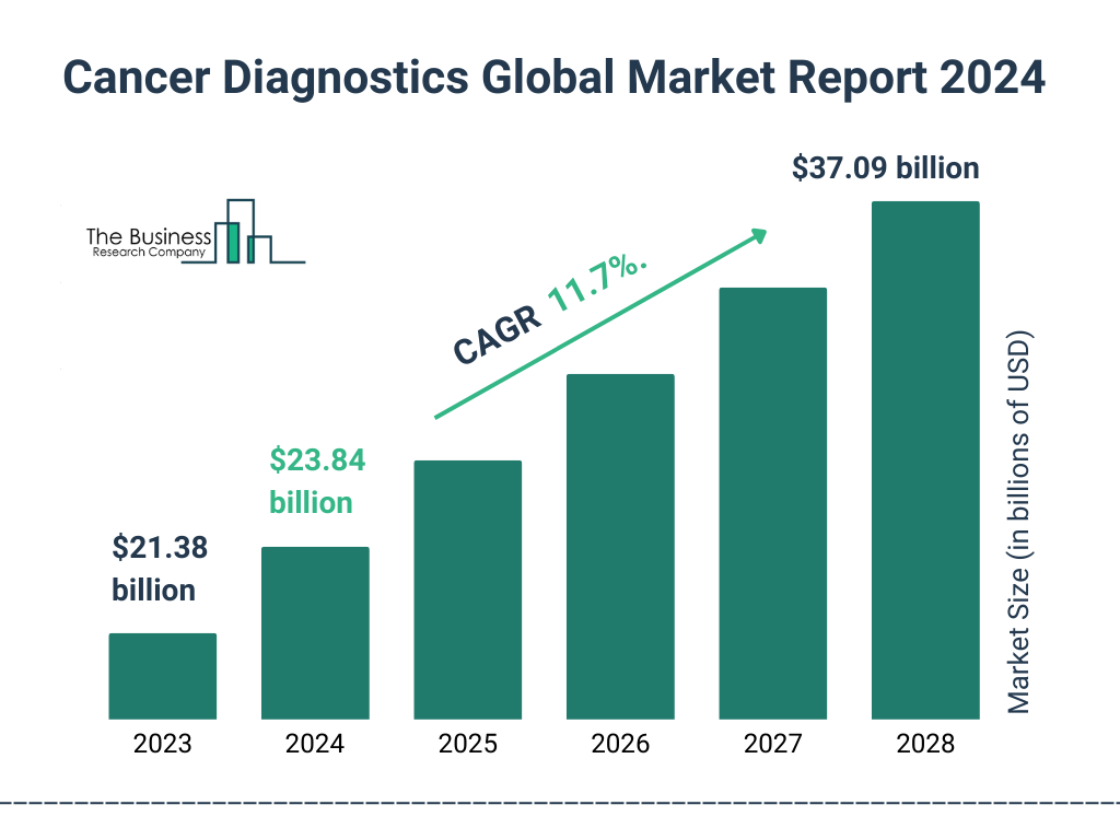 Global Cancer Diagnostics Market Size 2023 to 2028: Graph