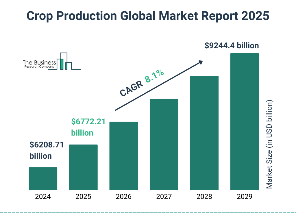 Crop Production Market Size and growth rate 2025 to 2029: Graph