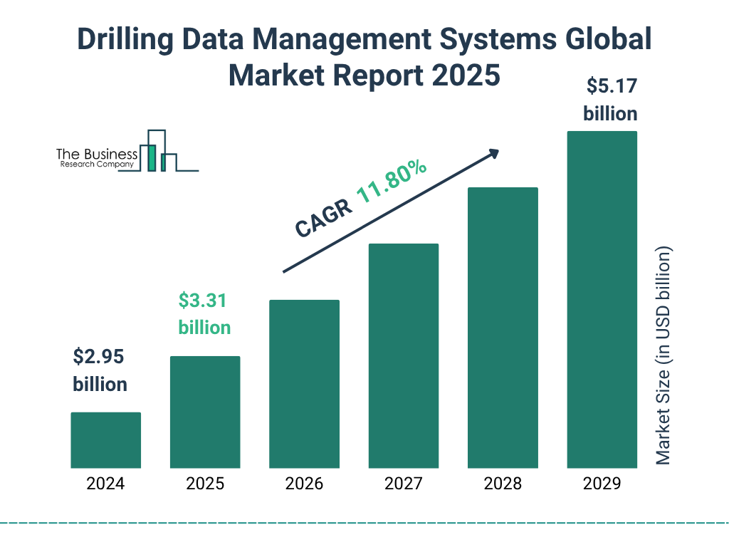 Drilling Data Management Systems Market Size and growth rate 2025 to 2029: Graph