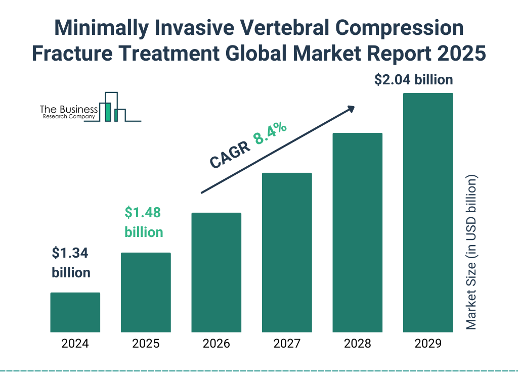 Minimally Invasive Vertebral Compression Fracture Treatment Market Size and growth rate 2025 to 2029: Graph