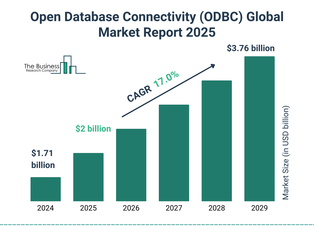 Open Database Connectivity (ODBC) Market Size and growth rate 2025 to 2029: Graph