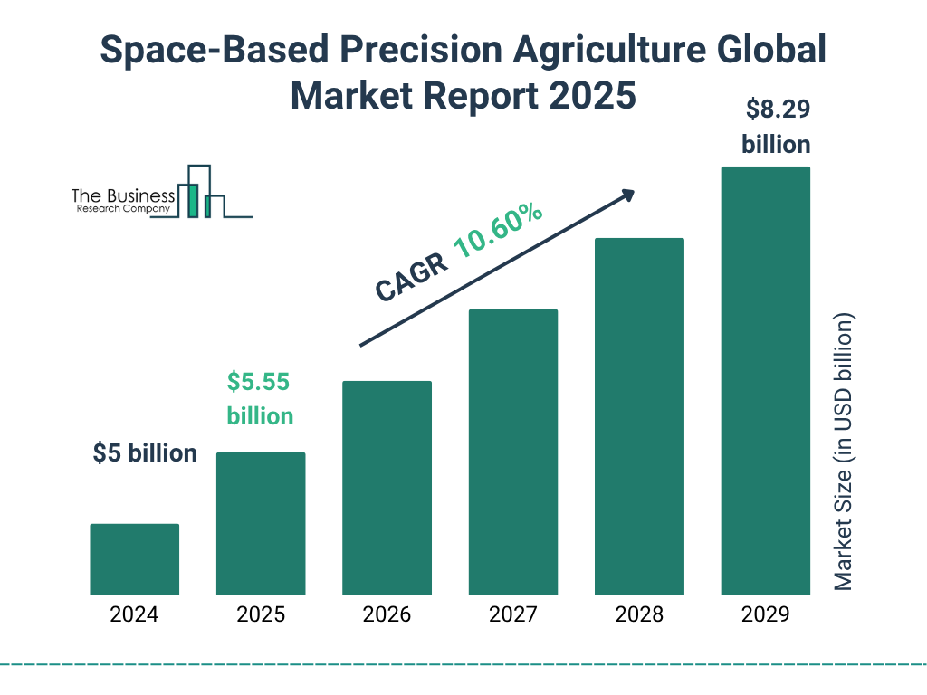 Space-Based Precision Agriculture Market Size and growth rate 2025 to 2029: Graph