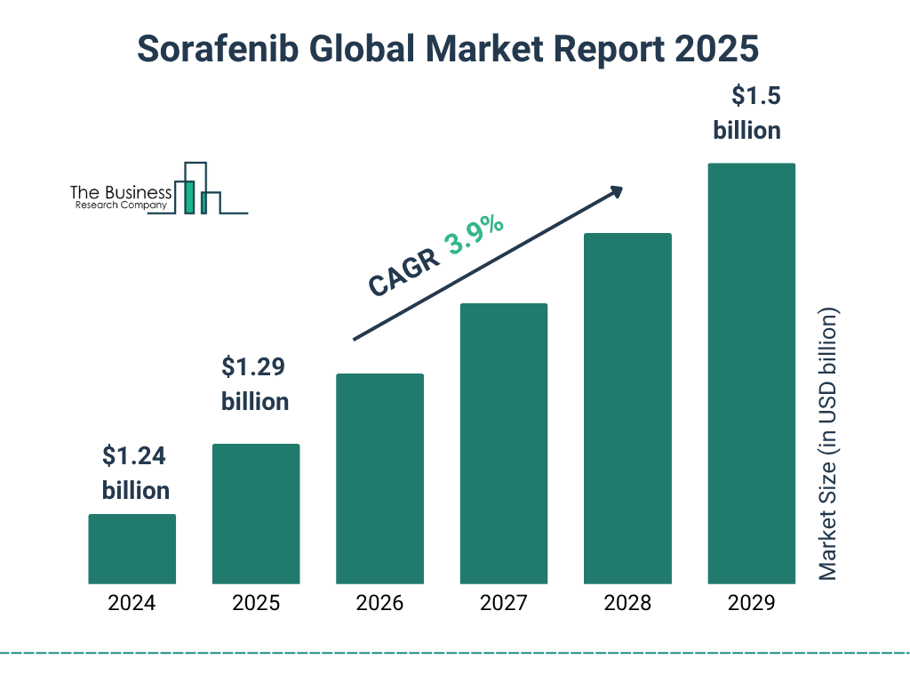 Sorafenib Market Size and growth rate 2025 to 2029: Graph