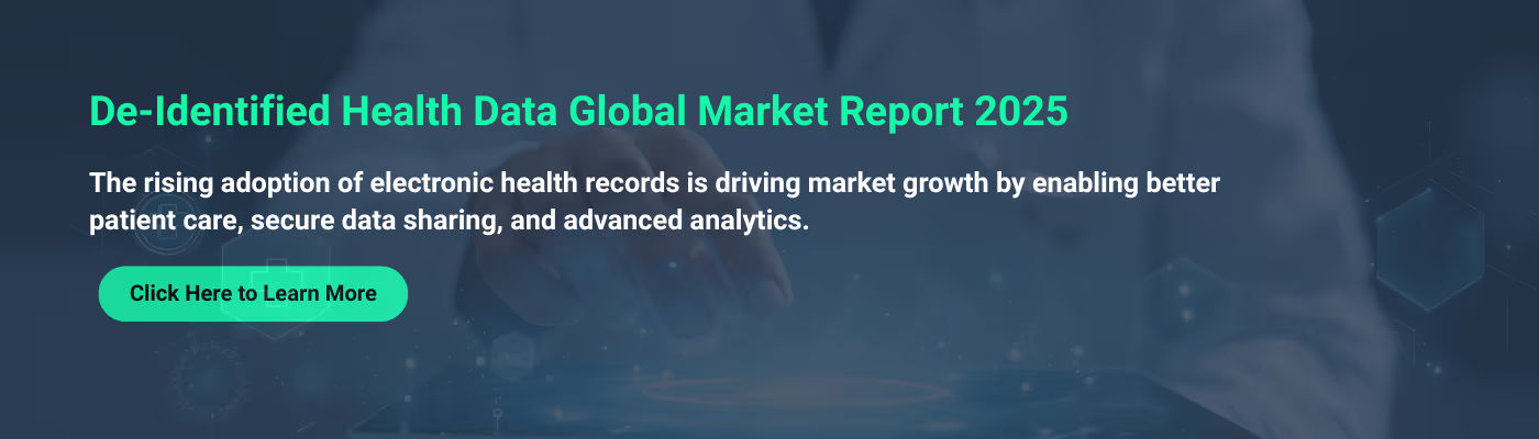 De-Identified Health Data Global Market Report 2025