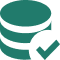 Reliable and verified data icon