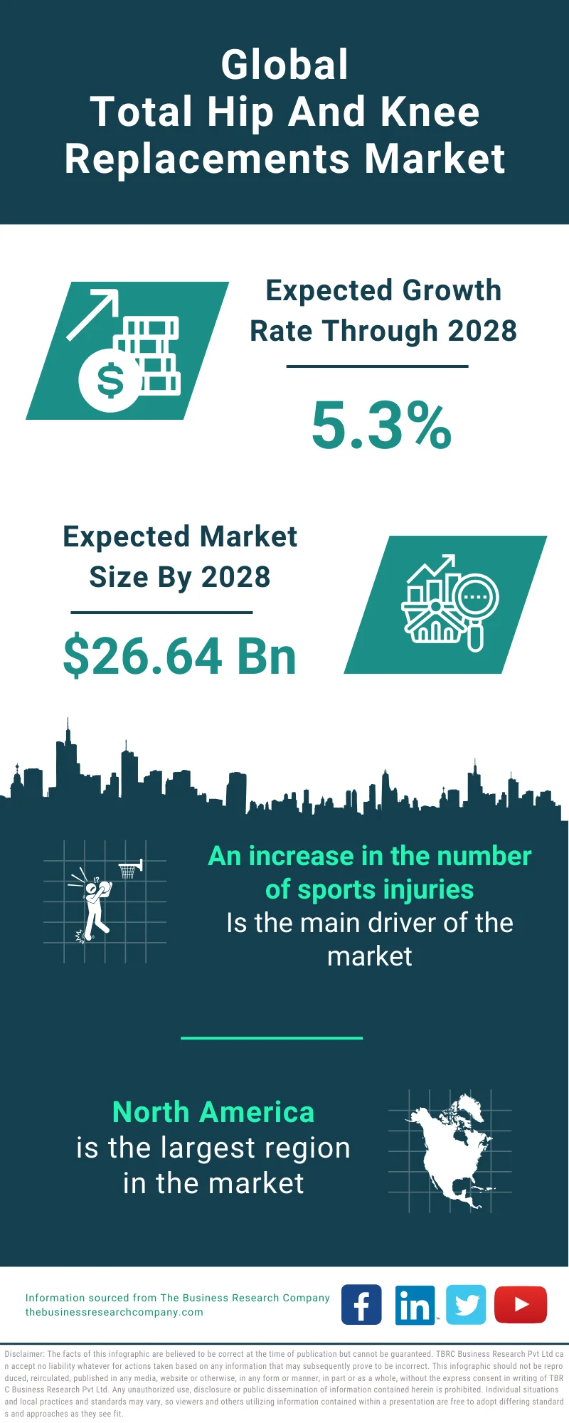 Total Hip and Knee Replacements Global Market Report 2024 