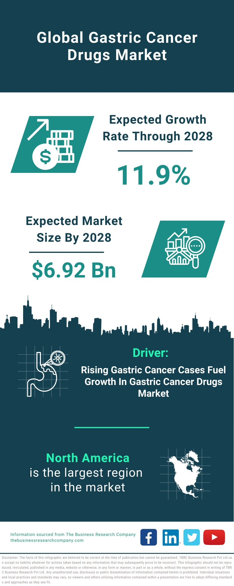 Gastric Cancer Drugs Global Market Report 2024