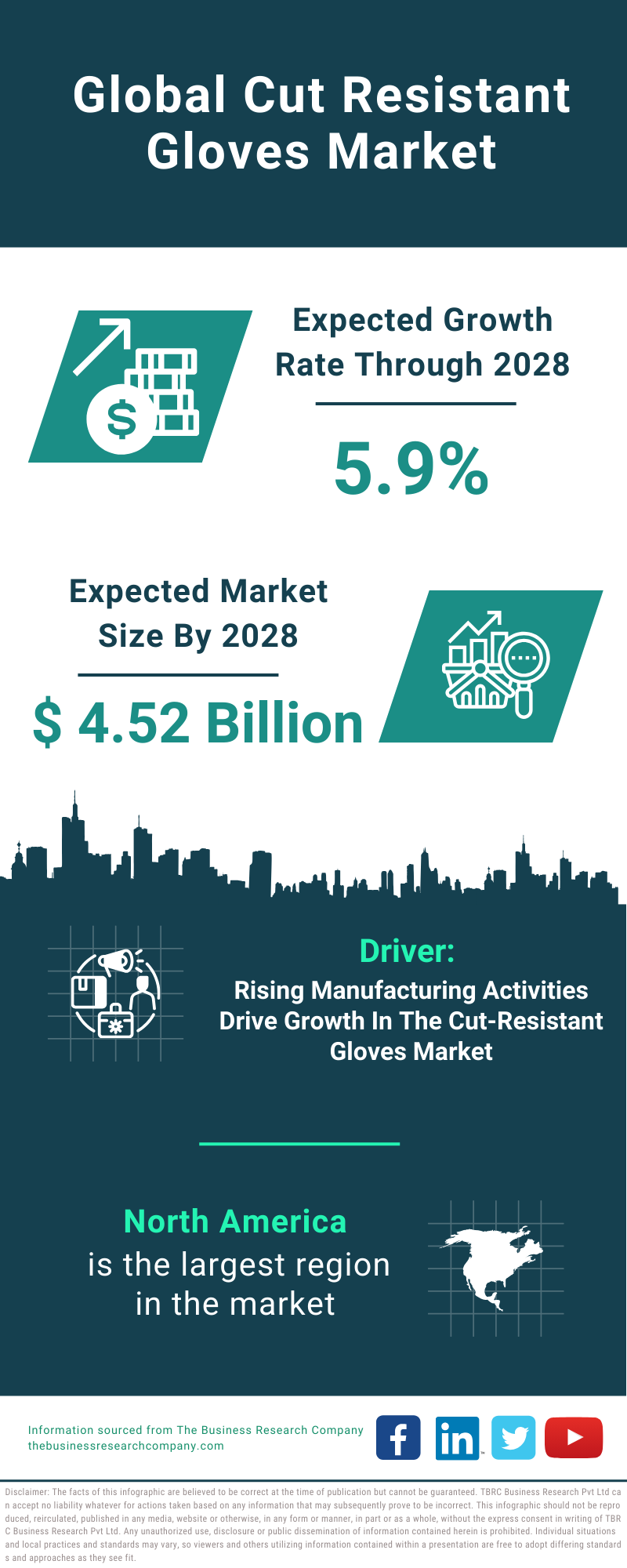 Global Cut Resistant Gloves Market Infographic