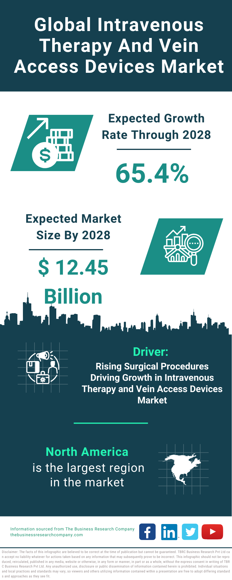 Global Intravenous Therapy And Vein Access Devices Market Infographic