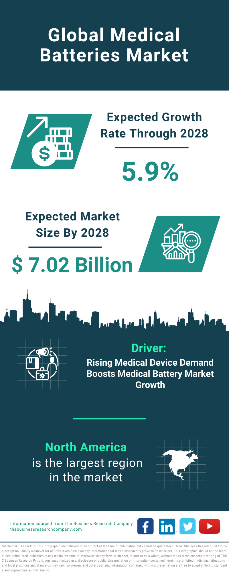 Global Medical Batteries Market Infographic