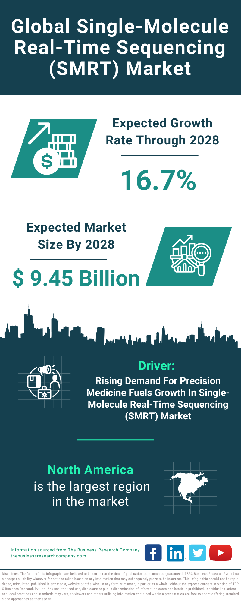 Global Single Molecule Real Time Sequencing SMRT Market Infographic