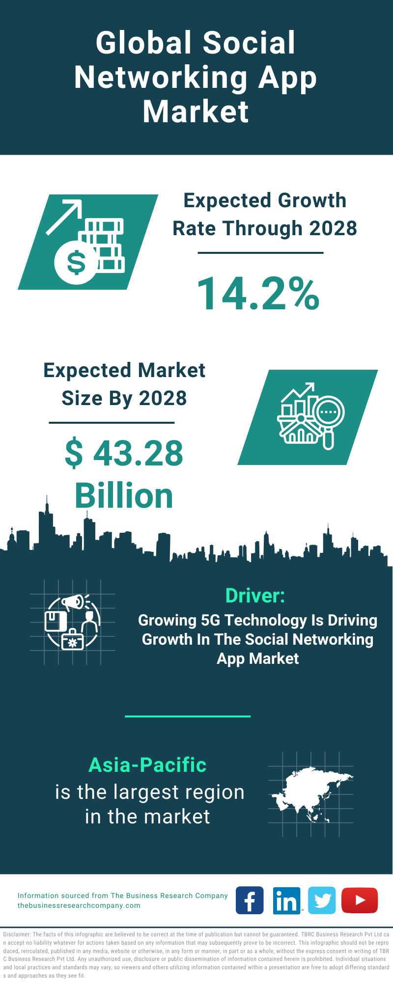 Global Social Networking App Market Infographic