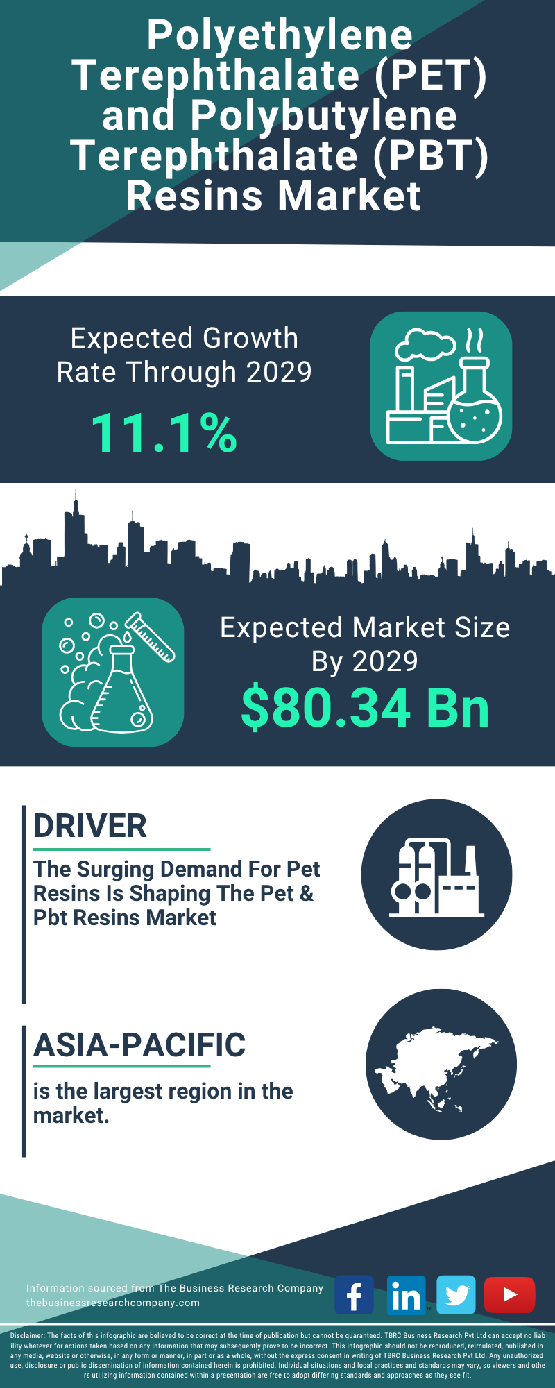 Polyethylene Terephthalate (PET) and Polybutylene Terephthalate (PBT) Resins Global Market Report 2025