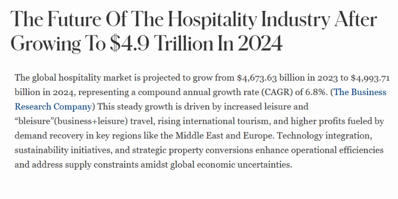 Future Of The Hospitality Industry Future Of The Hospitality Industry