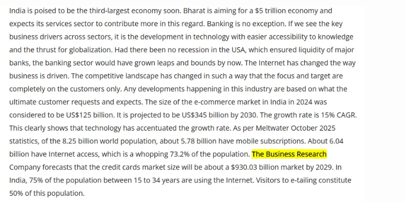 Credit Card Market Growth and Size Overview