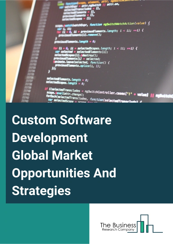 Custom Software Development Market 2024 – By Solution (Web-Based Solutions, Mobile App, Enterprise Software), By Deployment (Cloud, On-Premises), By Enterprise Size (Large Enterprises, Small And Medium Enterprises (SMES)...