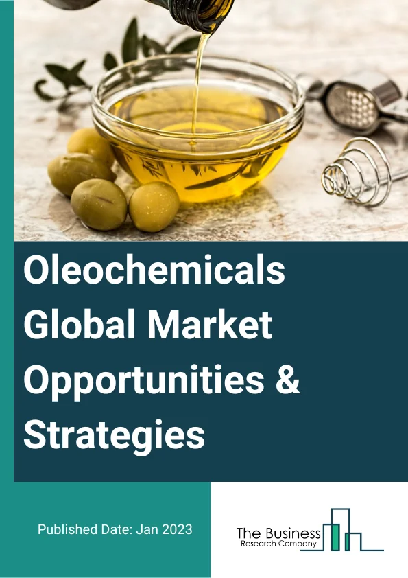 Oleochemicals Market 2023 – By Product (Fatty Acid, Fatty Acid Methyl Ester, Glycerol Esters, Fatty Alcohol, Fatty Amines, Other Products), By Application (Personal Care And Cosmetics, Soap And Detergents, Food And Beverages, Pharmaceuticals And Nutraceuticals, Others Applications), By Sales Channel (Direct, Indirect), And By Region, Opportunities And Strategies – Global Forecast To 2032