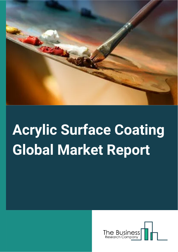Acrylic Surface Coating Global Market Report 2025 – By Type (Waterborne Coatings, Solventborne Coatings, Powder Coatings), By Substrate (Concrete, Plastic, Metals, Other Substrates), By End-User Industry (Building And Co...