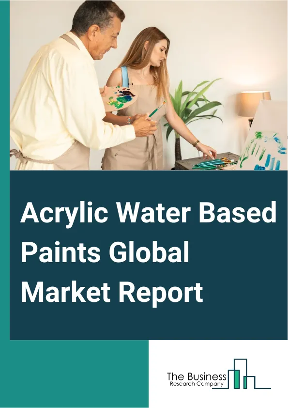 Acrylic Water Based Paints Global Market Report 2025 – By Component (Pigment, Binder, Other Component), By Substrate Material (Metal, Paper, Wood, Canvas, Fabric, Glass, Other Substrate Materials), By Application (Skirti...