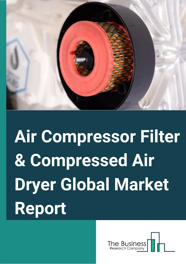 Air Compressor Filter & Compressed Air Dryer Global Market Report 2025 – By Product Type (Compressed Air Dryers, Compressed Air Filters), By Application (Condensed Water Removal, Oil Removal, Particulate Removal, Other Applications), By Industry Vertical (Automotive, Oil and Gas, Food and Beverages, Power Generation, Metals and Machinery, Pharmaceuticals, Electronics, Chemicals, Other Industries) – Impact of Tariff and Trade War on Market Size, Growth, Trends, and Forecast 2025–2034