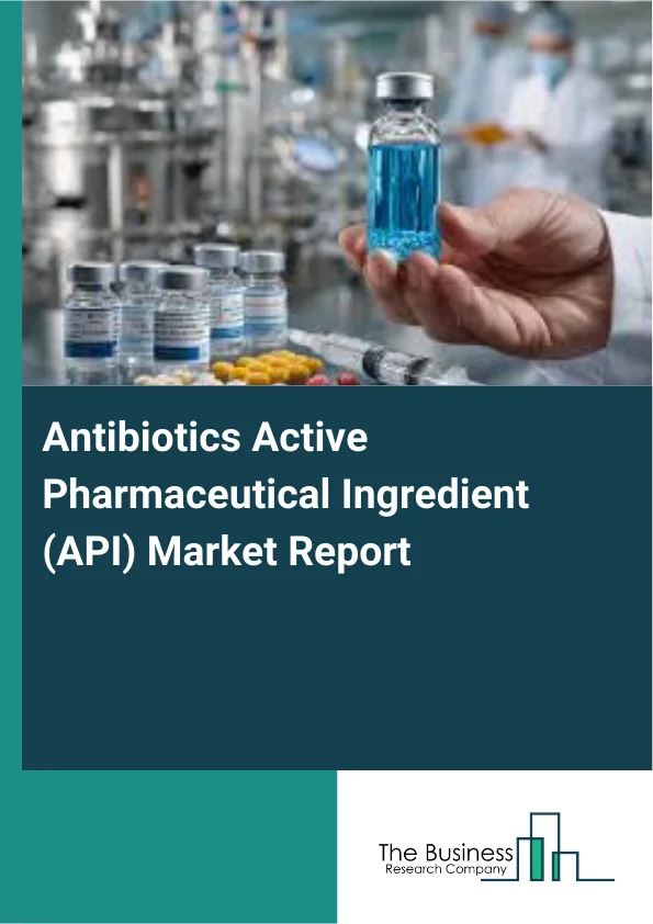 Antibiotics Active Pharmaceutical Ingredient (API) Market Report Infographic Image