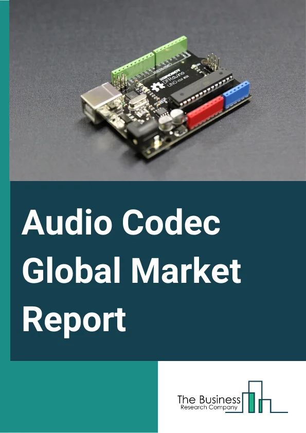 Audio Codec Global Market Report 2025 – By Component (Hardware, Software), By Function (With Dedicated Digital Signal Processor (DSP), Without Dedicated Digital Signal Processor (DSP)), By Application (Desktop And Laptop...