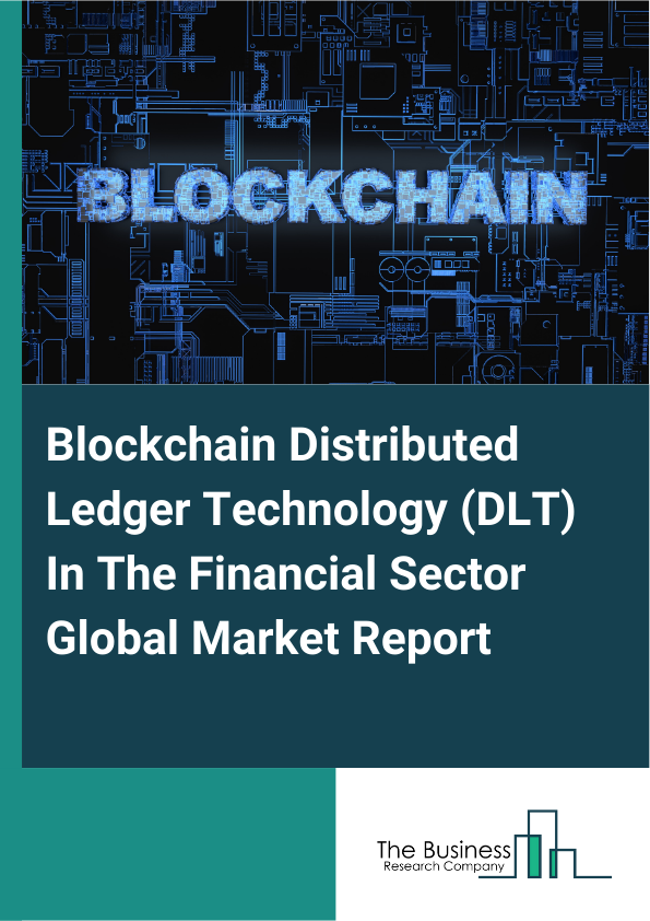 Blockchain Distributed Ledger Technology (DLT) In The Financial Sector Market Report Infographic Image