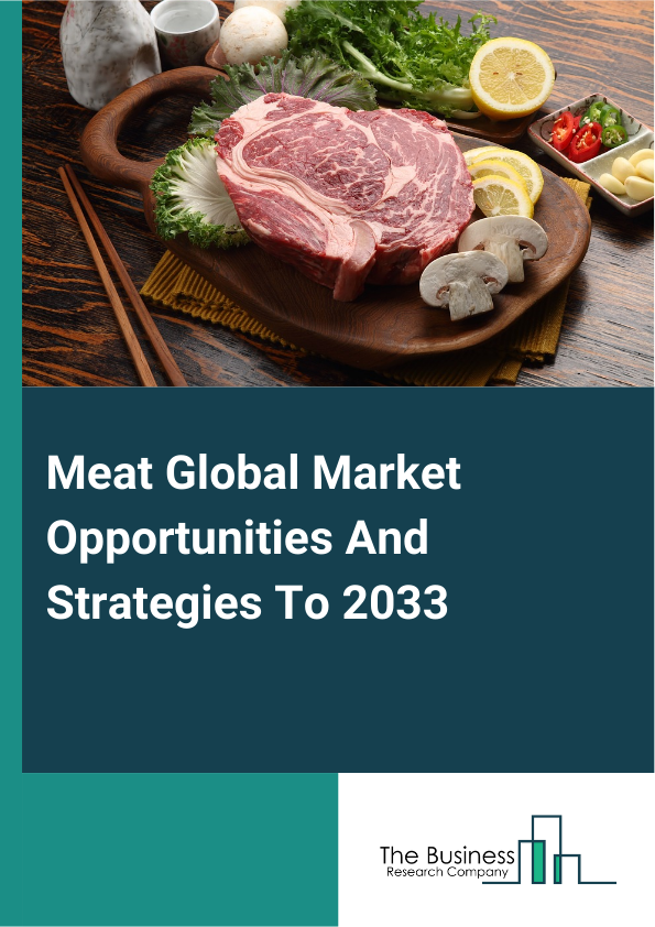 Meat Market 2025 – By Type (Raw Meat, Processed Meat), By Product (Chicken, Beef, Pork, Other Products), By Distribution Channel (Supermarkets And Hypermarkets, Producers, Specialty Stores, Online Stores, Other Distribution Channels), And By Region, Opportunities And Strategies – Global Forecast To 2034