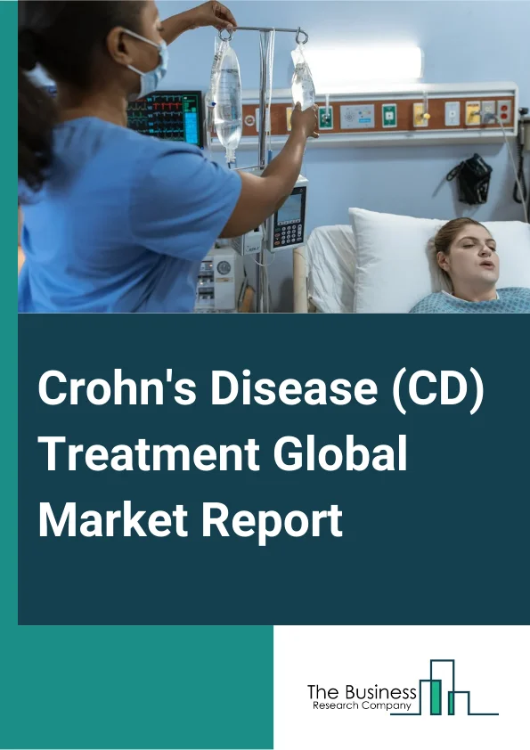 Crohn's Disease (CD) Treatment Global Market Report 2024 – By Drug Type (Antibiotics, Amino Salicylates, Corticosteroids, Immunomodulators, Other Drug Types), By Route of Administration (Oral, Injectable), By Distribution Channel (Hospital Pharmacies, Retail Pharmacies, Online Pharmacies, Drug Stores) – Market Size, Trends, And Global Forecast 2024-2033