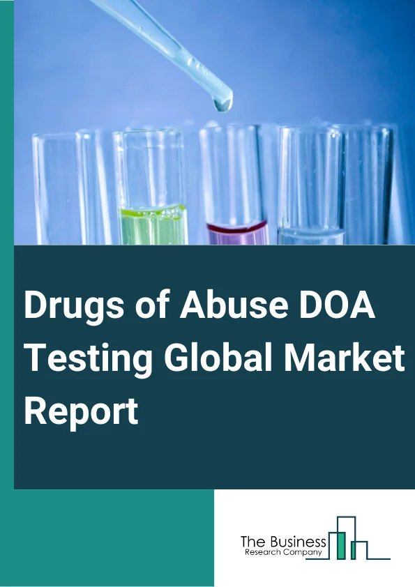 Drugs of Abuse (DOA) Testing Global Market Report 2024 – By Product And Service (Analyzers, Rapid Testing Devices, Consumables, Laboratory Services), By Sample Type (Urine, Hair, Oral Fluid, Breath), By Application (Pain Management, Criminal Justice, Workplace Screening), By End User (Hospitals, Diagnostic Laboratories, Forensic Laboratories, Other End Users) – Market Size, Trends, And Global Forecast 2024-2033