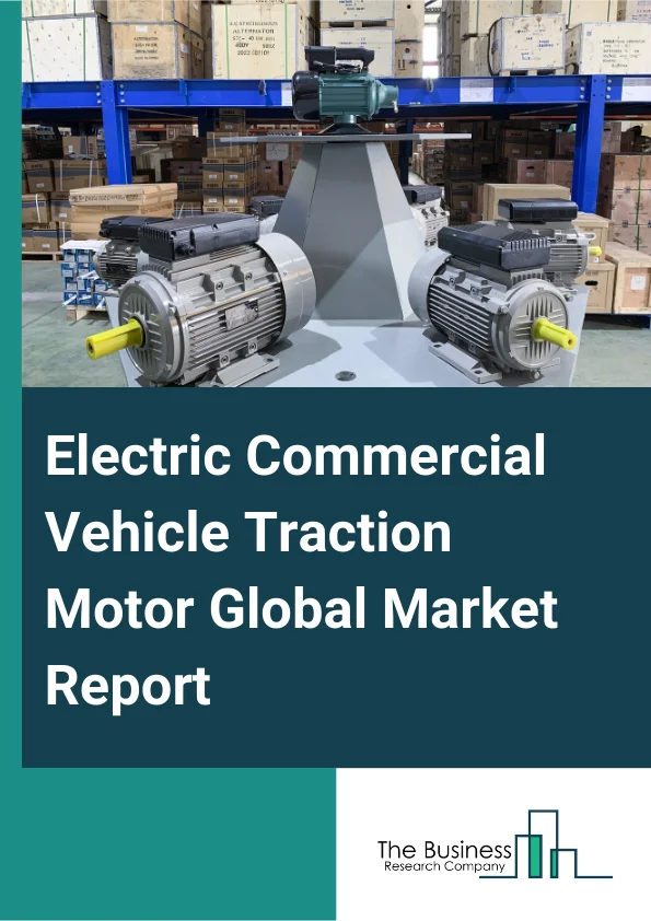 Electric Commercial Vehicle Traction Motor Global Market Report 2025 – By Vehicle Type (Buses, Trucks, Vans), By Design (Axial Flux, Radial Flux), By Transmission (Single Speed Drive, Multi-Speed Drive), By Power Output (Less Than 100 kW, 100-200 kW, 200-400 kW, Above 400 kW), By Motor Type (Permanent Magnet Synchronous Motor (PMSM), Alternating Current (AC) Induction Motor, Direct Current (DC) Traction Motor) – Impact of Tariff and Trade War on Market Size, Growth, Trends, and Forecast 2025–2034