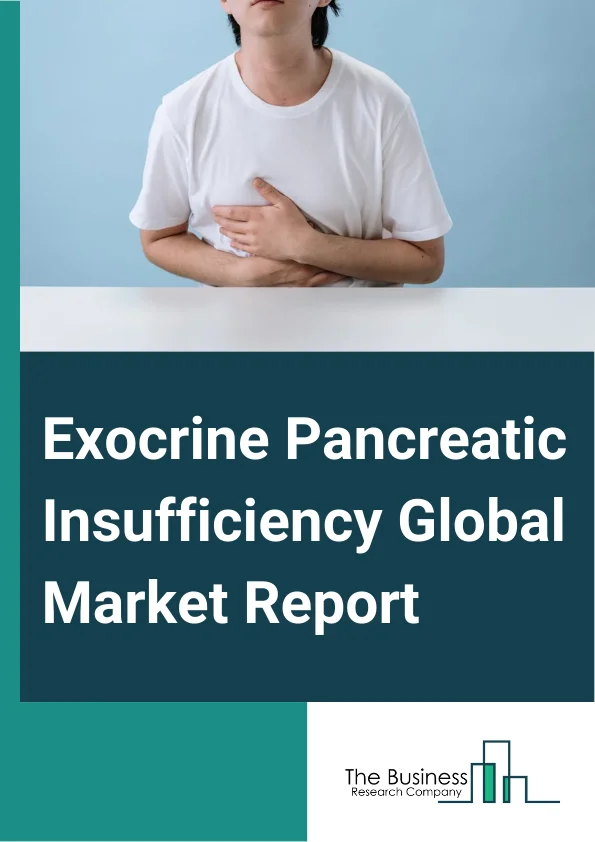 Exocrine Pancreatic Insufficiency Global Market Report 2024 – By Treatment (Nutritional Management, Pancreatic Enzyme Replacement Therapy (PERT), Other Treatments), By Diagnosis (Imaging Tests, Computed Tomography (CT) Scan, Abdominal Ultrasound, Secretin Pancreatic Function Test, Fecal Fat Test, Fecal Elastase Test (FE-–, Other Types), By Symptoms (Abdominal Pain, Constipation, Diarrhea, Fatty Stools, Weight Loss, Other Symptoms), By Distribution Channel (Hospital Pharmacy, Retail Pharmacy, Online Pharmacy, Other Distribution Channels), By End Users (Hospitals, Specialty Clinics, Homecare) – Market Size, Trends, And Global Forecast 2024-2033