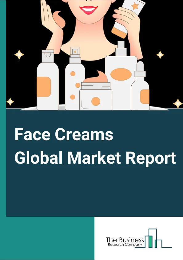 Face Creams Global Market Report 2023 – By Type (Moisture, Healing, Anti-Aging, Other Types), By Age (0-1, 2-25, 26-40, 41-55, >55), By Gender (Female, Male), By Application (Oil Skin, Dry Skin, Neutral Skin, Sensitive Skin, Other Applications), By Distribution Channel (Multi-Brand Retail Outlets, Online Platforms, Supermarkets or Hypermarkets, Exclusive Retail Stores, Beauty Parlors or Salons) – Market Size, Trends, And Global Forecast 2023-2032