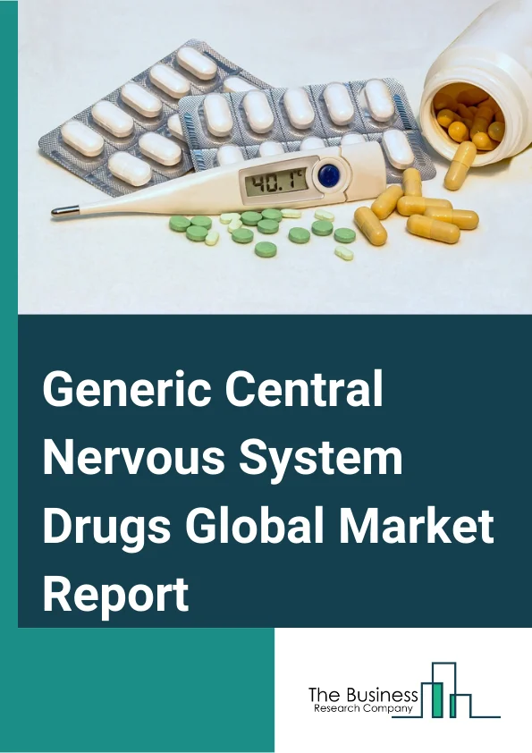 Generic Central Nervous System Drugs Global Market Report 2024 – By Type (Multiple Sclerosis (MS), Anti-Psychotic, Analgesics, Anti-Parkinson Drugs, Anesthetics, Anti-Epileptics, Anti-Depressants, Other Types), By Drug Classification (Branded Drugs, Generic Drugs), By Disease (Neurovascular Diseases, CNS Trauma, Mental Health, Neurodegenerative Diseases, Infectious Diseases, CNS Cancer), By Route Of Administration (Oral, Intravenous, Intranasal/ Inhalation, Other Route Of Administrations), By Mode Of Purchase (Over-the-counter drugs, Prescription-Based Drugs), By Distribution Channel (Hospital Pharmacies, Retail Pharmacies, Other Distribution Channels) – Market Size, Trends, And Global Forecast 2024-2033