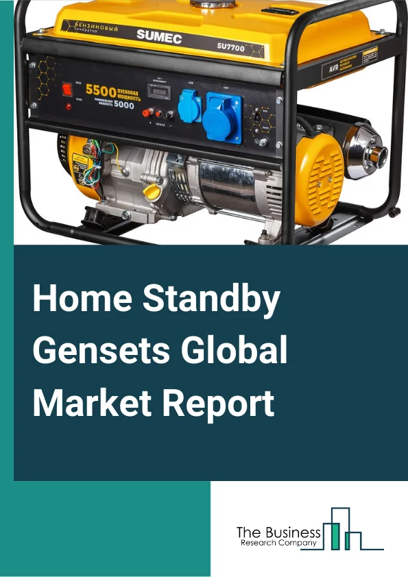 Home Standby Gensets Global Market Report 2024 – By Product Type (Air Cooled, Liquid Cooled), By Fuel Type (Natural Gas, Diesel, Other Fuel Types), By Phase Type (Single Phase, Three Phase) – Market Size, Trends, And Global Forecast 2024-2033