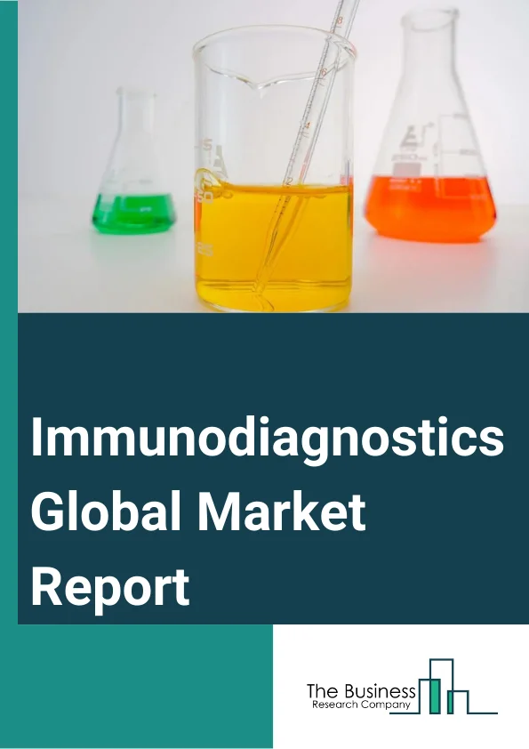 Immunodiagnostics Global Market Report 2024 – By Product (Reagents And Consumables, Instruments, Software And Services), By Technology (Enzyme-Linked Immunosorbent Assay, Chemiluminescence Immunoassay, Fluorescent Immunoassay, Radioimmunoassay, Rapid Test, Other Technologies), By Application (Infectious Diseases, Oncology And Endocrinology, Bone And Mineral Diseases, Autoimmunity Disorders, Cardiac Biomarkers, Drug Monitoring, Other Applications), By End User (Hospitals, Clinics, Diagnostic Laboratories, Academic And Research Institutes, Other End Users) – Market Size, Trends, And Global Forecast 2024-2033