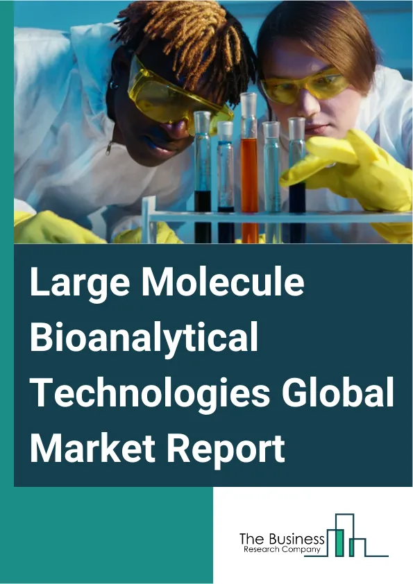 Large Molecule Bioanalytical Technologies Global Market Report 2024 – By Product And Services (Products, Services), By Technology (Chromatography, Mass Spectrometry, Enzyme-Linked Immunosorbent Assay, Electrophoresis, Polymerase Chain Reaction, Western Blot, Flow Cytometry, Spectrometer, Other Technologies), By Application (Biologics, Oligonucleotide Derived Drugs And Molecules, Viral Vector, Cell And Gene Therapy, Nanoparticles And Polymers, Disease Diagnosis, Other Applications) – Market Size, Trends, And Global Forecast 2024-2033