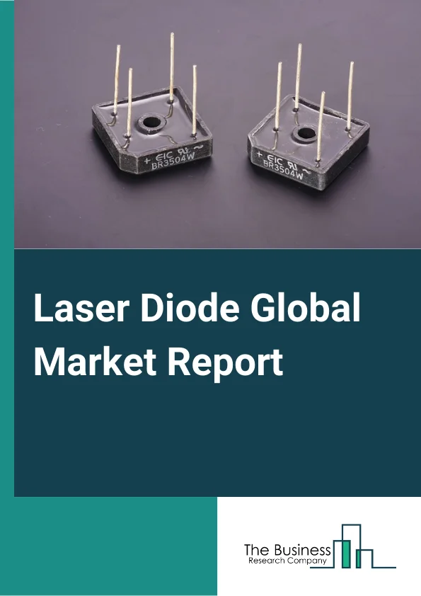 Laser Diode Global Market Report 2024 – By Property (Infrared Laser Diode, Red Laser Diode, Blue Laser Diode, Blue Violet Laser Diode, Green Laser Diode, Ultraviolet Laser Diode ), By Doping Material (InGaN, GaN, AIGaInP, GaAs, Other Doping Materials), By Technology (Double Hetero Structure Lasers Diodes, Quantum Well Lasers Diodes, Quantum Cascade Lasers Diodes, Distributed Feedback Lasers Diodes, SCH Lasers Diodes, VCSEL Diodes, VECSEL Diodes ), By End-User Industry (Aerospace And Defense, Automotive, Consumer Electronics, Electronics And Semiconductors, IT And Telecommunication, Other End-Users ) – Market Size, Trends, And Global Forecast 2024-2033