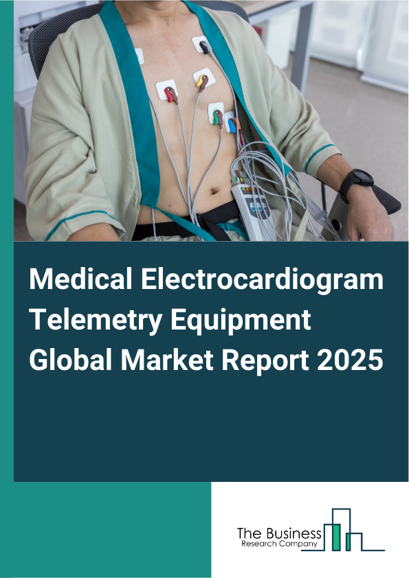 Medical Electrocardiogram (ECG) Telemetry Equipment Market Report Infographic Image