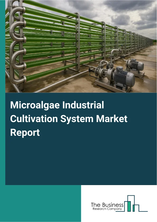 Microalgae Industrial Cultivation System Market Report Infographic Image