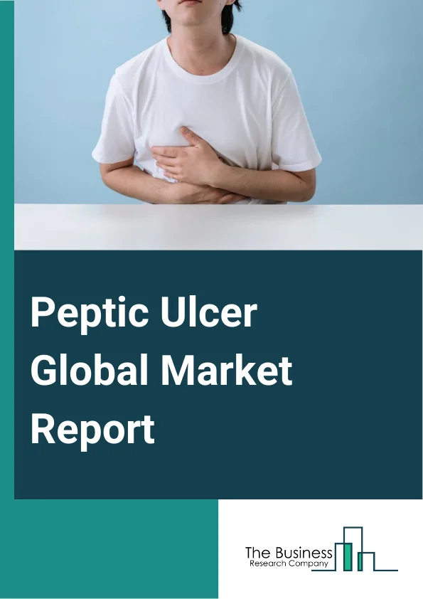 Peptic Ulcer Global Market Report 2024 – By Disease Indication (Gastritis, Gastric Ulcer, Duodenal Ulcer, Gastroesophageal Reflux Disease (GERD)), By Drug Type (Proton Pump Inhibitors (PPI), H2 Antagonists, Antibiotics, Other Drugs), By Distribution Channel (Hospital Pharmacies, Private Clinics, Drug Store, Retail Pharmacies, E-commerce) – Market Size, Trends, And Global Forecast 2024-2033