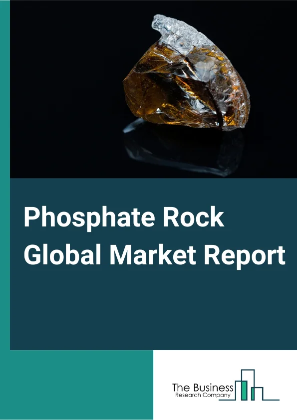 Phosphate Rock Global Market Report 2024 – By Type (Marine Phosphate Deposits, Igneous Phosphate Deposits, Other Types), By Application (Fertilizers, Food And Feed Additives, Industrial, Other Applications), By Distribution Channel (Online, Offline) – Market Size, Trends, And Global Forecast 2024-2033
