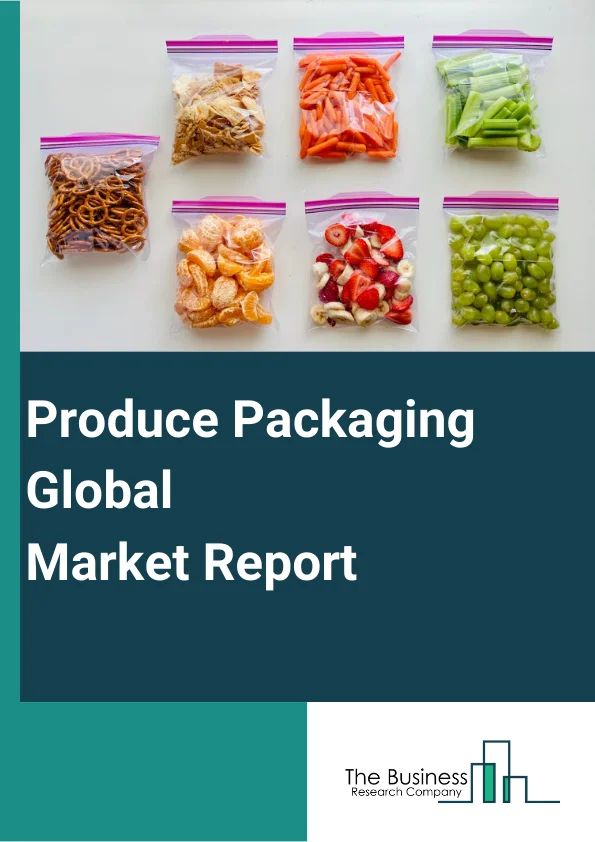 Produce Packaging Global Market Report 2024 – By Packaging Type (Corrugated Boxes, Bags and Liners, Plastic Containers, Trays, Other Packaging Types), By Application (Food Grains, Vegetables, Fruits), By End User (Growers or Shippers, Re-packers, Retail Stores) – Market Size, Trends, And Global Forecast 2024-2033