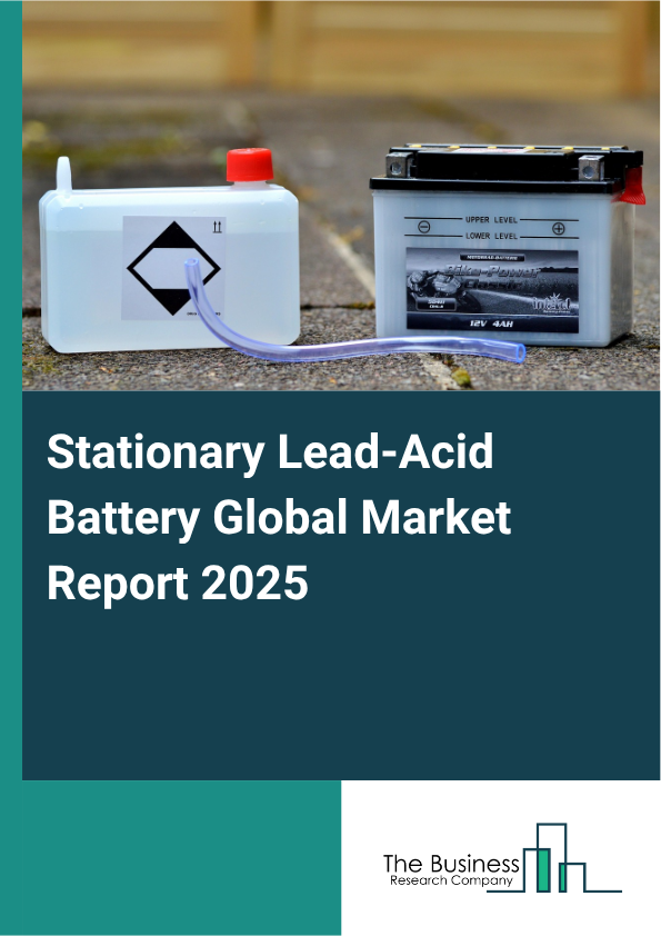 Stationary Lead Acid Battery Report Infographic Image