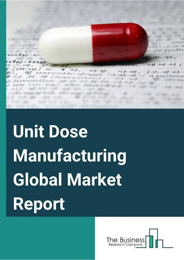 Unit Dose Manufacturing Global Market Report 2024 – By Product (Liquid Unit Dose, Solid Unit Dose, Other Products), By Sourcing (In-House, Outsourcing), By End-User (Independent Pharmacies, Long Term Care Facility, Hospitals, Other End-Users) – Market Size, Trends, And Global Forecast 2024-2033